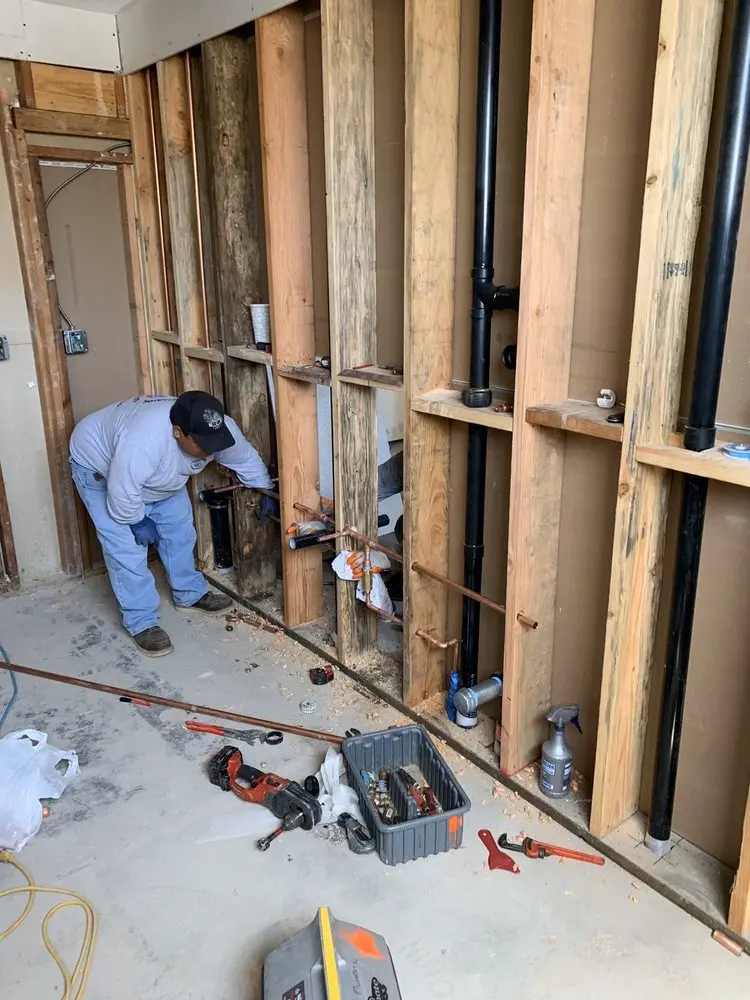 Commercial rough-in plumbing for Gas Line Repair in Broken Sound